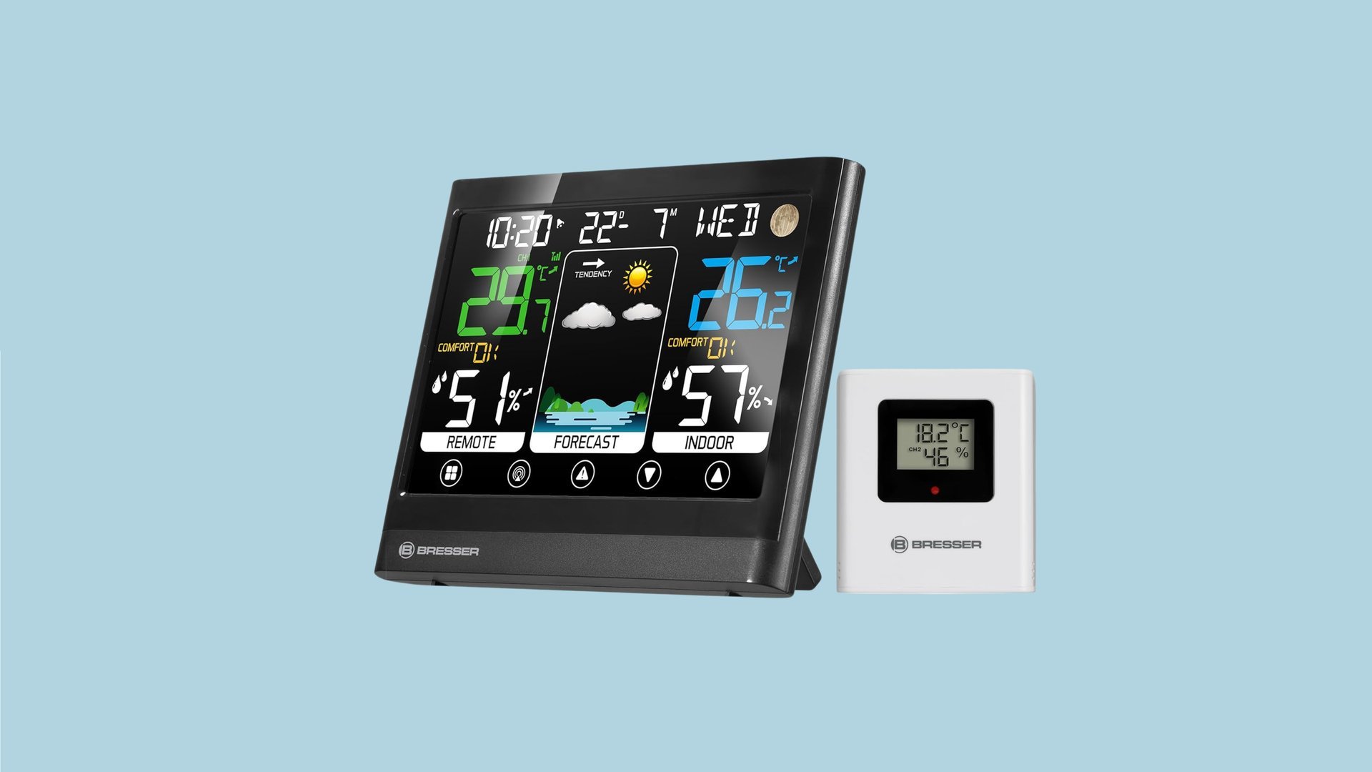 Wettervorhersage: Mit dieser reduzierten Wetterstation kein Problem