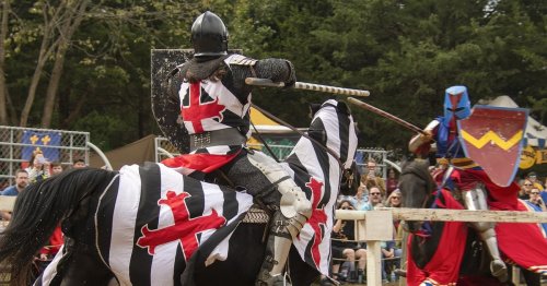 Heftig: Dieses mittelalterliche Ritter-Turnier brachte 60 Menschen um ihr Leben