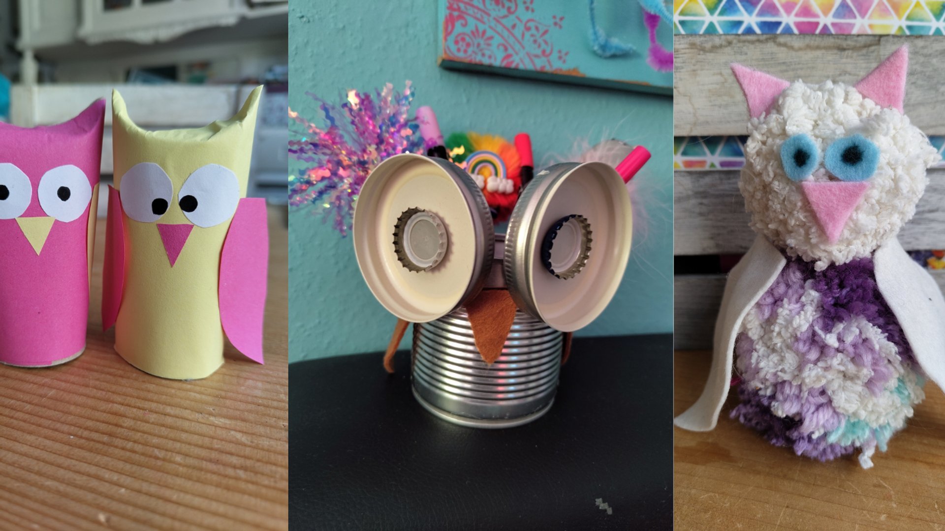 6 kreative DIY-Ideen für die niedlichsten Eulen, die du je gebastelt hast