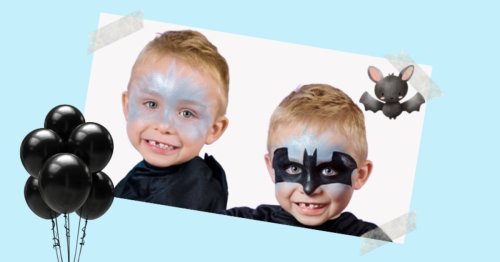Batman schminken: So wird euer Kind problemlos zu dem Superhelden