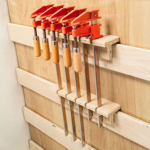 9 Clamp Storage Ideas to Declutter Your Workshop