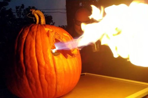 How To Build a Flame-Throwing Pumpkin