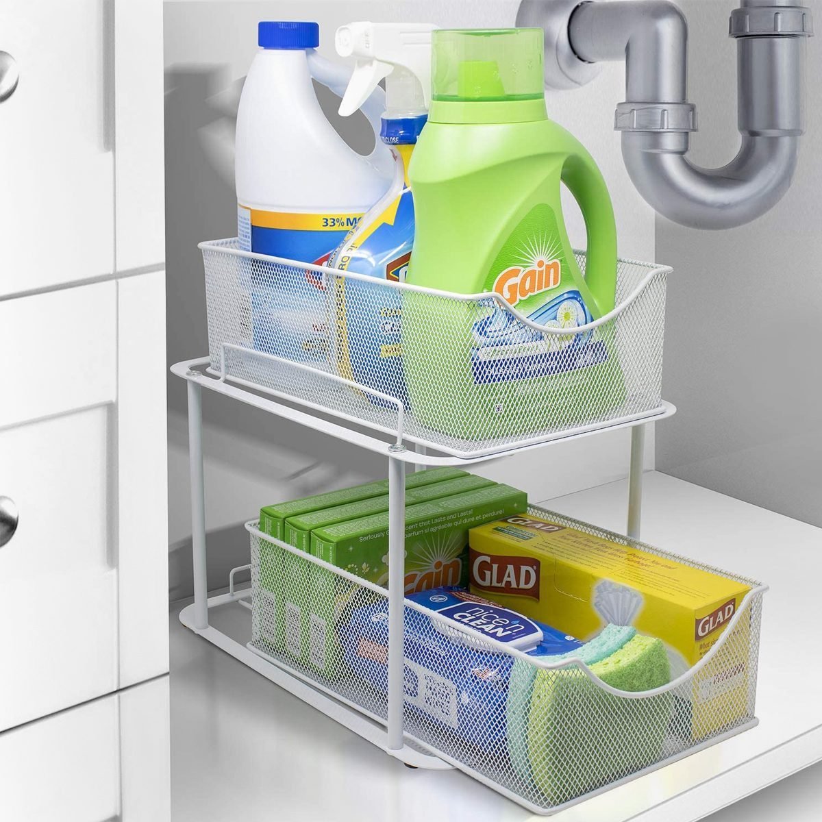 11 Best Under the Sink Organizers for the Bathroom and Kitchen