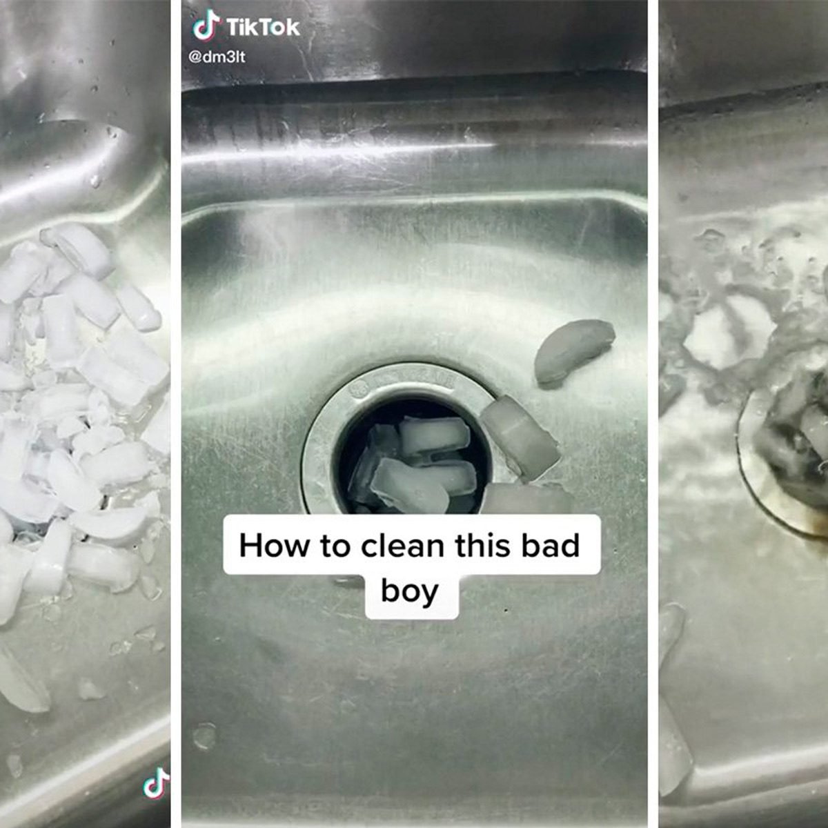 This TikTok Ice Cube Trick Will Take Care of Your Stinky Garbage Disposal