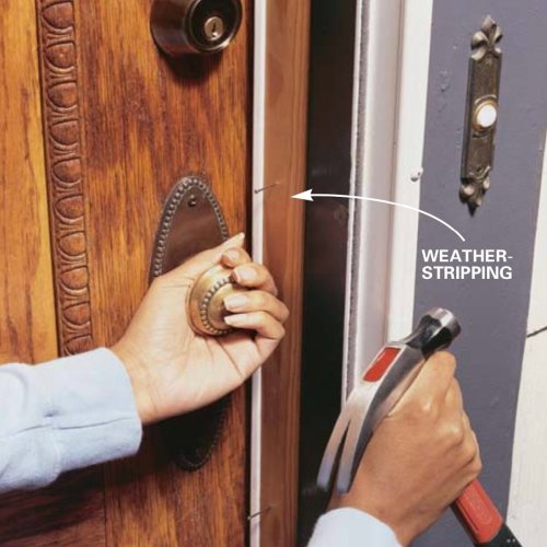 How to Install Weather Stripping on Your Door