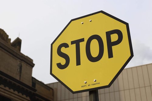 If You See a Yellow Stop Sign, This Is What It Means