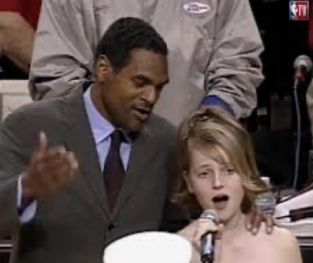 Knicks Assistant Coach Maurice Cheeks Witnessed Natalie Gilbert Perform Re-Do Of National Anthem, 22 Years After He Assisted Her Performance