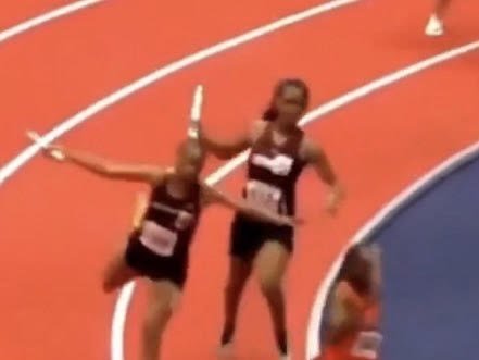 Virginia High School Runner Strikes Opponent In The Head With Baton During State Championship Track Relay Race