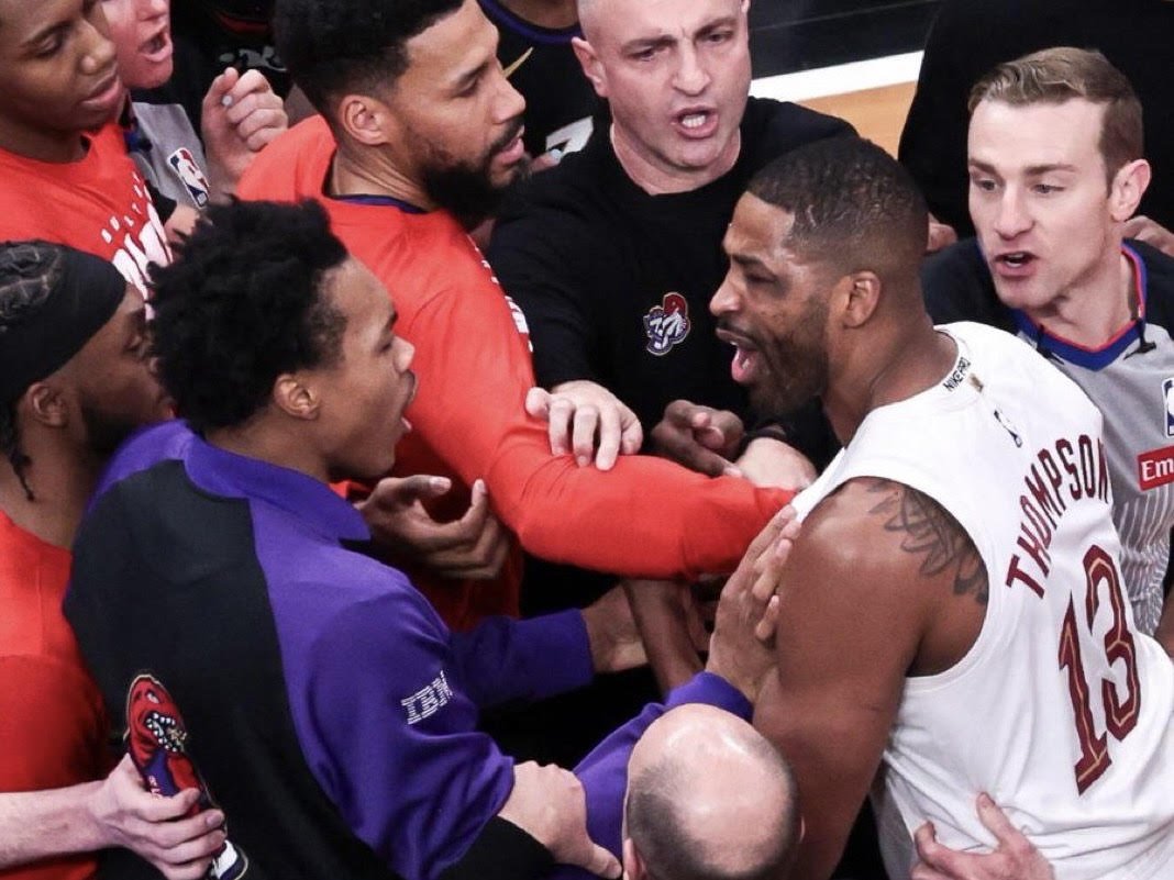 Cavs’ Tristan Thompson And Raptors Head Coach Darko Rajakovic’s Have Back-And-Forth Exchange After Last Second ‘Disrespectful’ Dunk In Toronto