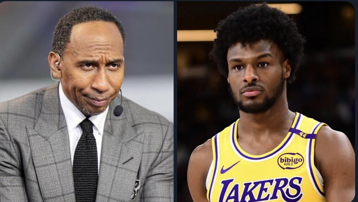 Fans Outraged Over Stephen A. Smith ‘Switching Up’ Take On Bronny James Following Career-High Game