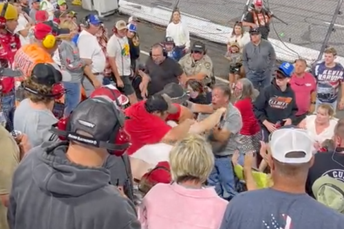 A Fight in the Stands During the All-Star Race Ended in One Fan's Arrest