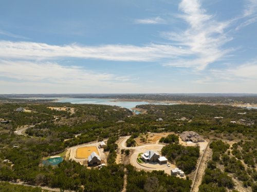 10.6-acre equestrian compound near Austin, Texas has two luxe residences, a barn & horse stables