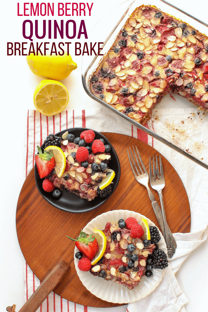 Berry Lemon Quinoa Breakfast Bake Recipe