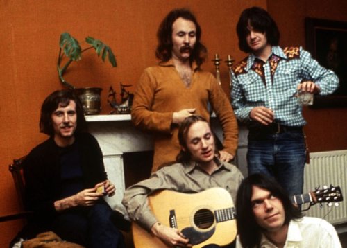 Watch Crosby, Stills, Nash & Young perform 'Down By The River' back in 1970