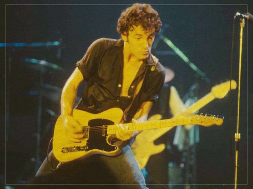 The singer Bruce Springsteen was desperate to sound like
