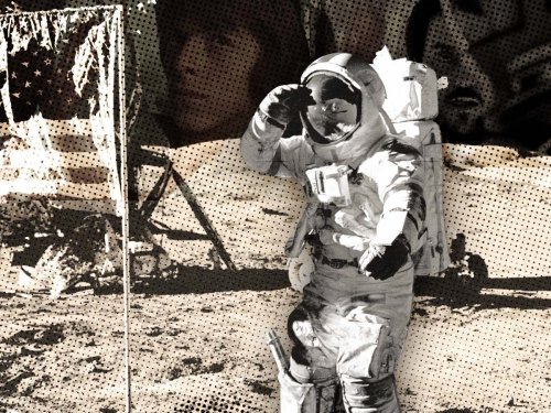 How did the space race infiltrate pop culture?