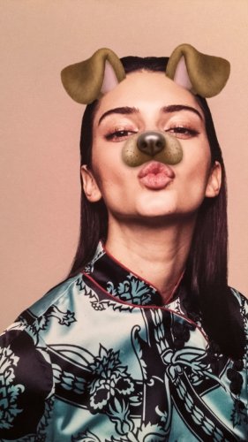 Kendall Jenner Has Fun with Snapchat Filters for Garage Magazine – Fashion Gone Rogue