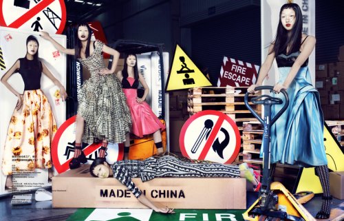 Shxpir Shoots Models "Made in China" for Harper's Bazaar China June 2013 – Fashion Gone Rogue