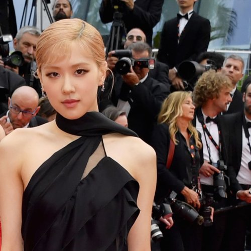 Rosé From Blackpink Hit the Cannes Red Carpet in Saint Laurent