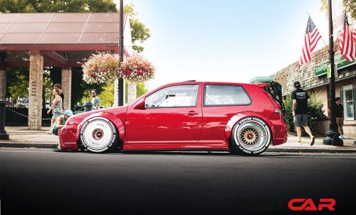 Modified VW Golf Mk4 R32 With Twin Turbo VR6 Engine