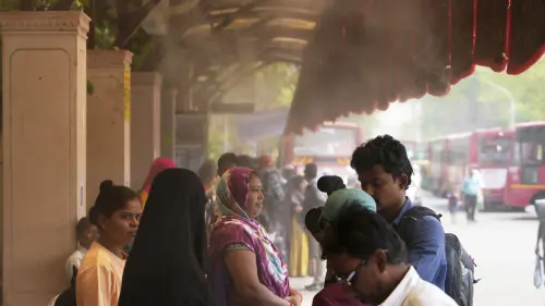 This Indian city is using reflective paint and bus stop sprinklers to fight deadly heat