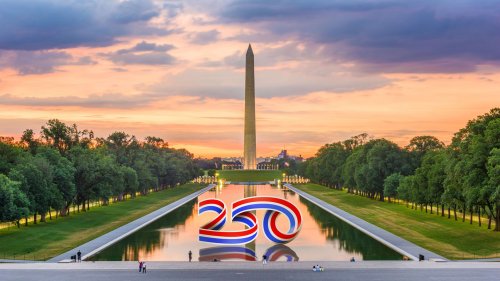 What do you get America for her 250th birthday? A brand-new logo