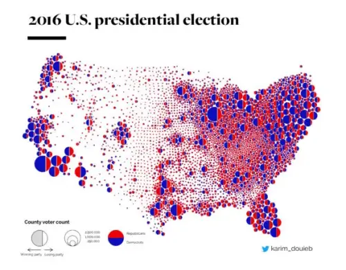 U.S. election maps are wildly misleading, so this designer fixed them