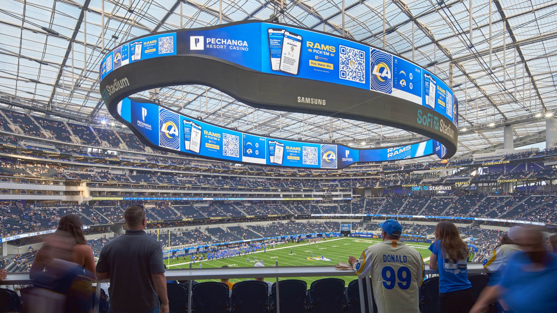 An inside look at the Los Angeles Rams' new tricked-out stadium