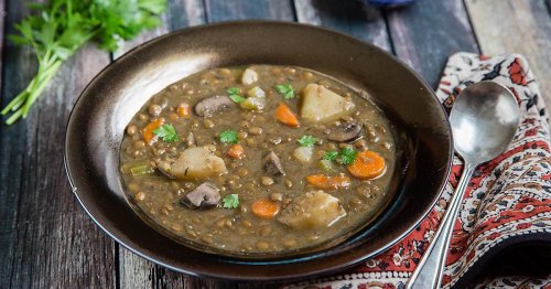Homestyle Lentil Soup | FatFree Vegan Kitchen