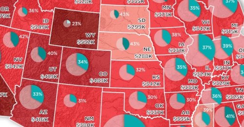 This Map Shows Just How Much Home You Can Afford in Each State