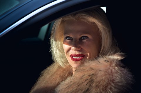 Buffed and Polished Women on Rodeo Drive Photographed Stealthy Through Their Car Window