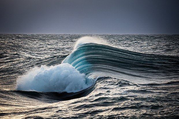 Waves that Look like Brushstrokes