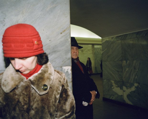 Cinematic Photos Show Daily Life Inside the Moscow Metro