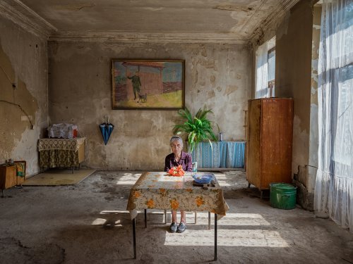 In an Abandoned Soviet-Era Town, The Scars of War Remain