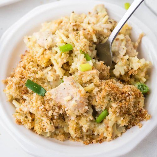 Creamy Baked Chicken and Rice Casserole