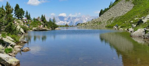 Wanderung zum Spiegelsee in der Steiermark