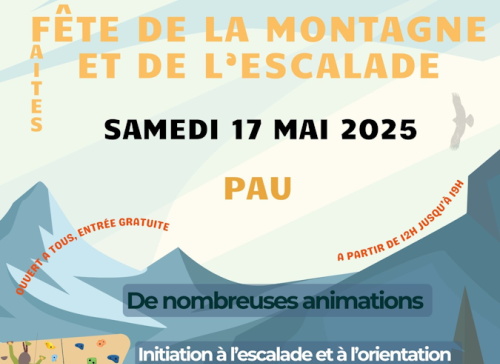 Fête de la montagne et de l'escalade – Pau- 17 mai 2025