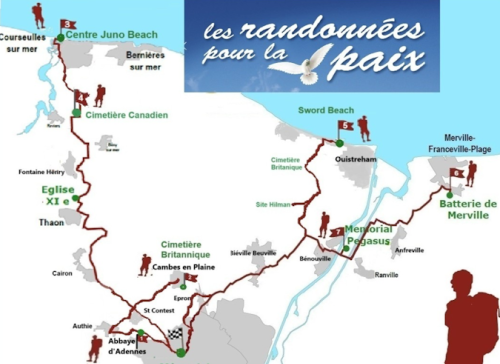 En Normandie, les randonnées pour la paix - 8 mai 2025