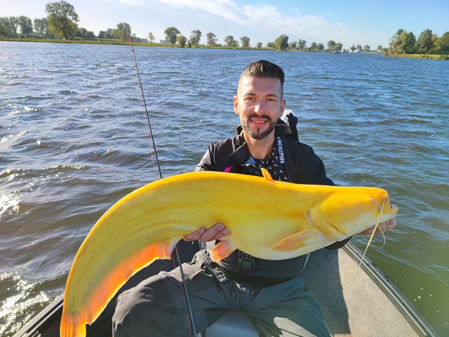 German Angler Catches Stunning “Mandarin Catfish”