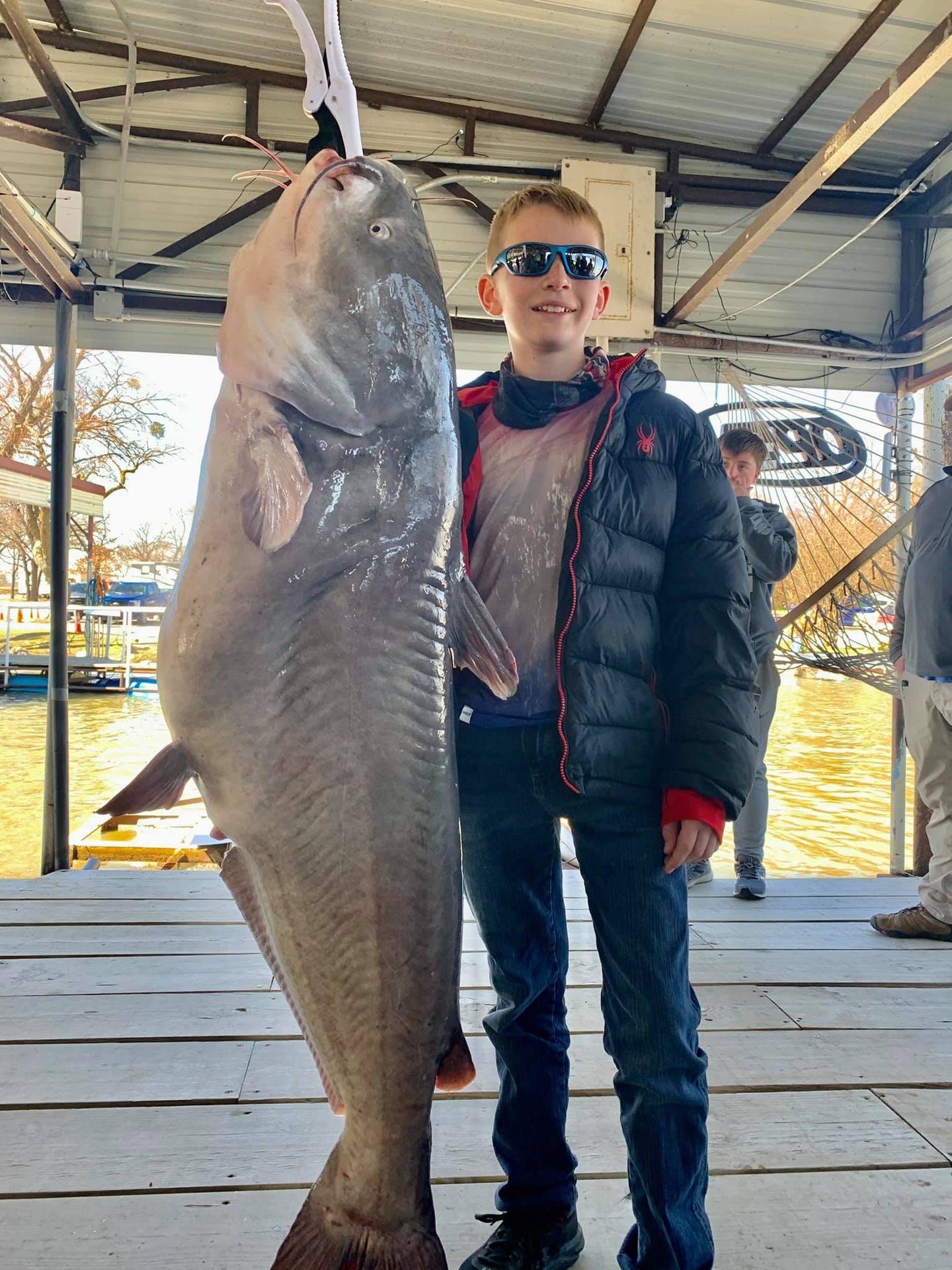 85-Pound Kid Catches 72.4-Pound Catfish—a Pending Texas Record
