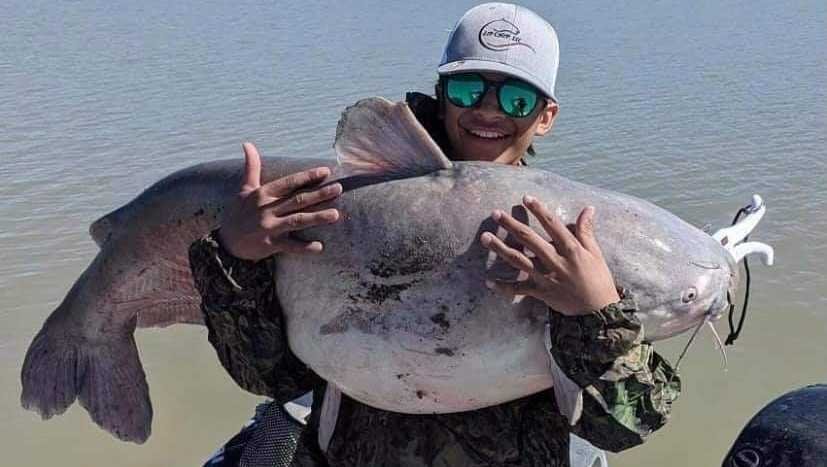New Mexico Teen Releases Potential Record Blue Catfish
