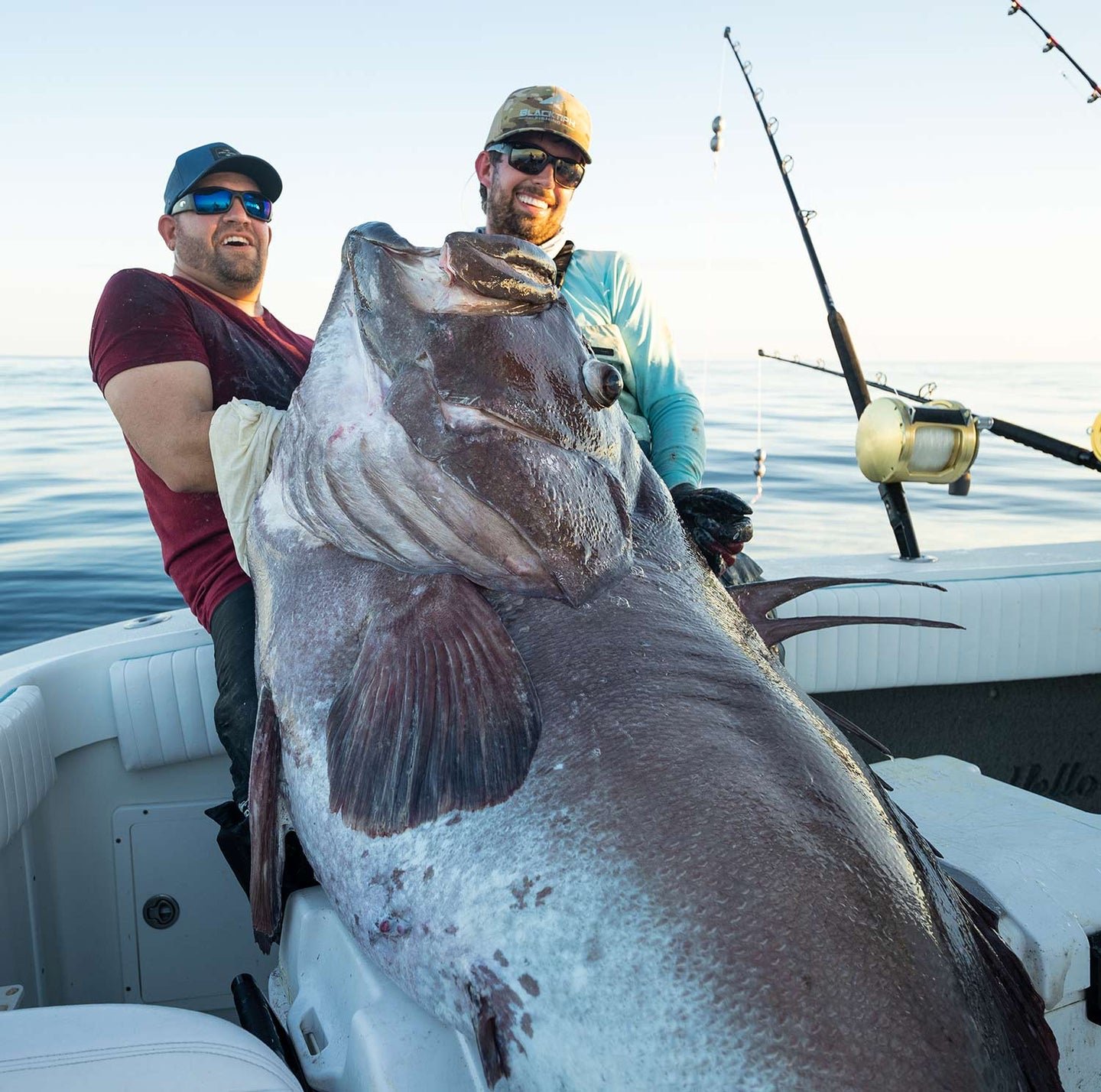 This 300-pound grouper went toe-to-toe with four grown men
