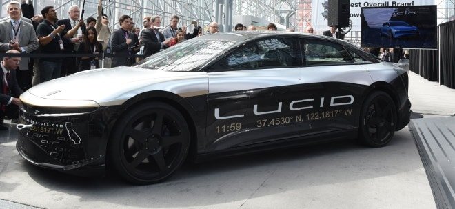 Lucid-Aktie verliert: Tesla-Konkurrent Lucid bleibt tief in den roten Zahlen