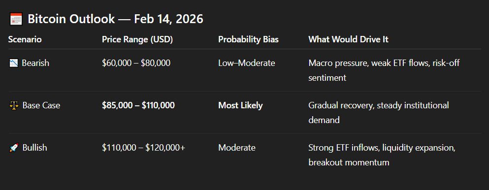 ChatGPT sets Bitcoin price for Valentine’s Day 2026