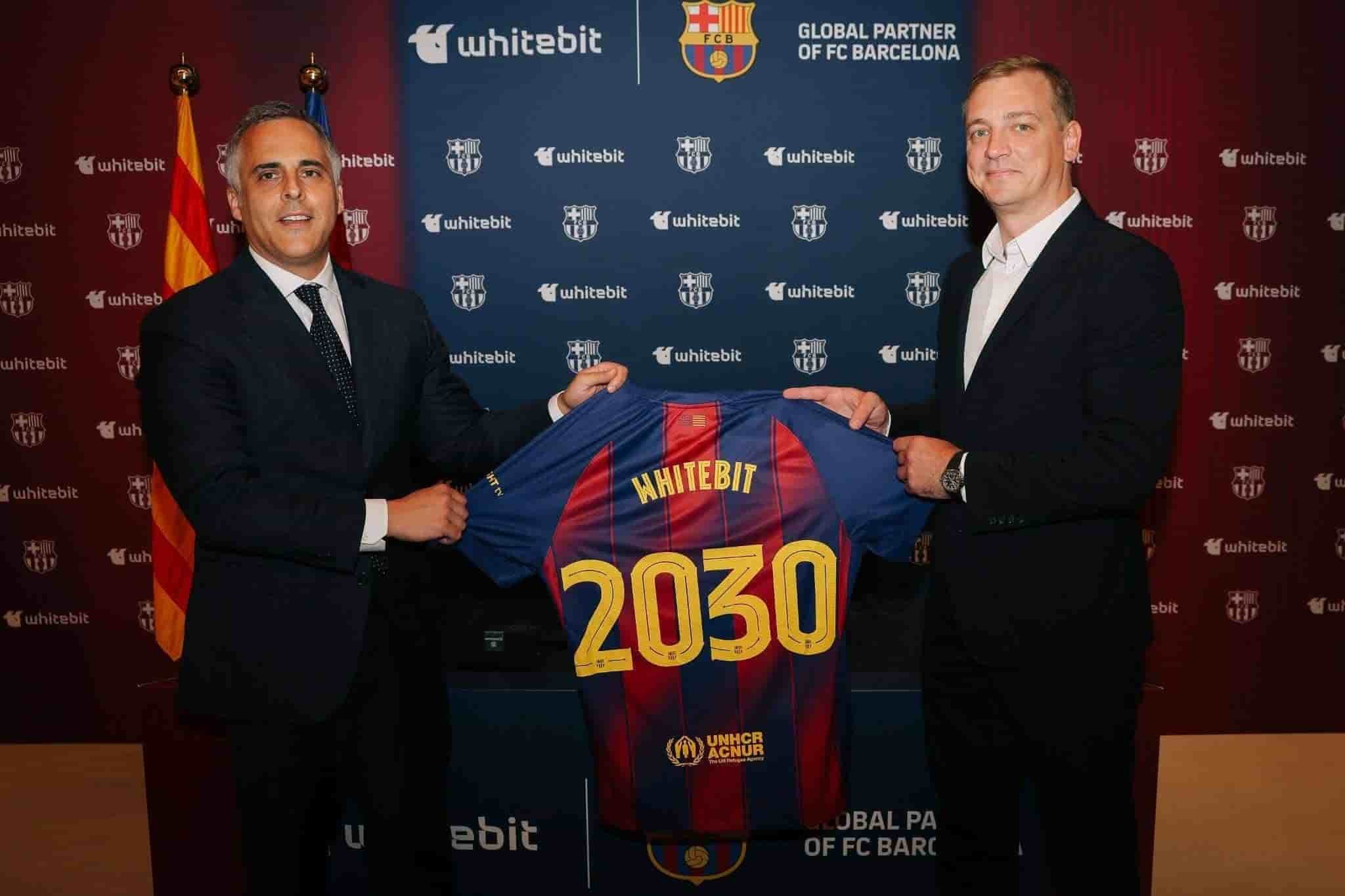 WhiteBIT and FC Barcelona sign five-year partnership