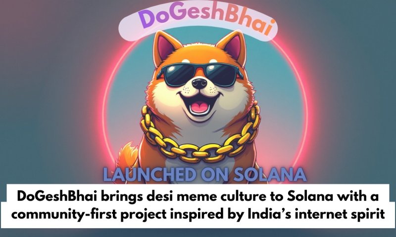 DoGeshBhai ($DGBhai): India’s Meme Power Arrives on Solana With Speed, Humor & Desi Crypto Energy