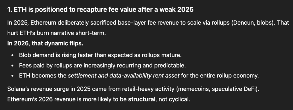 Ethereum v. Solana; Here’s ChatGPT’s best pick for 2026