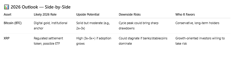 XRP or Bitcoin: ChatGPT picks crypto that will outperform in 2026