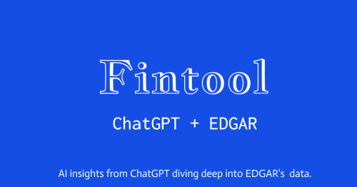 Fintool: ChatGPT + EDGAR