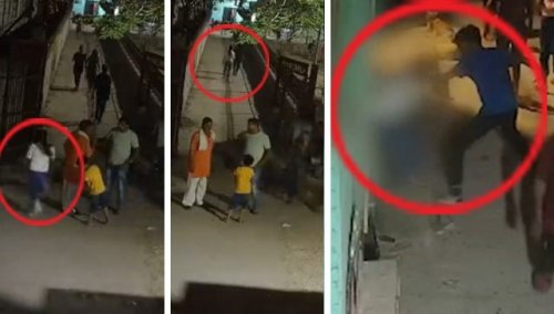 Delhi murder: New video shows minor Hindu girl running minutes before being stabbed by Sahil